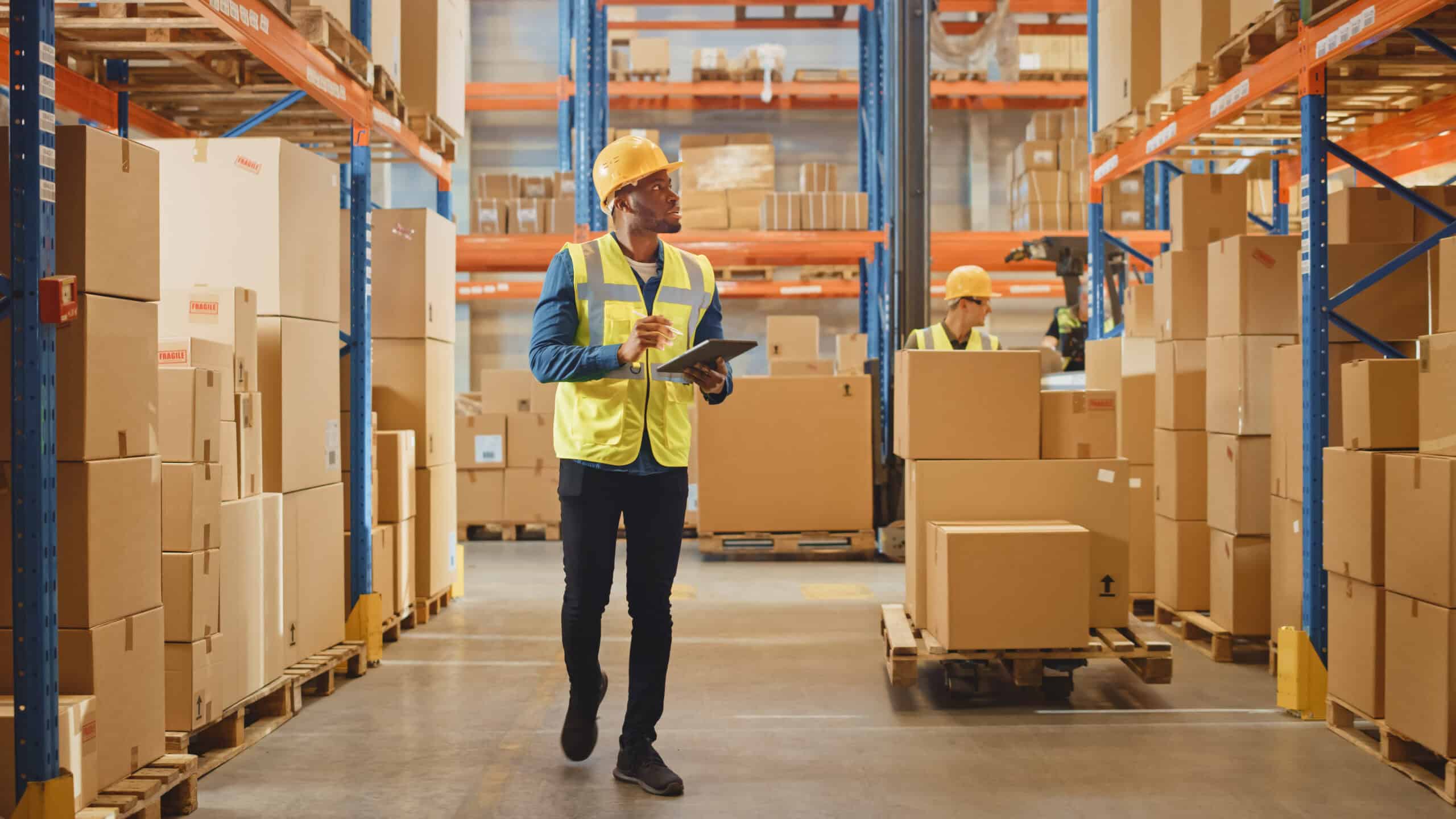 Modern logistics warehouse